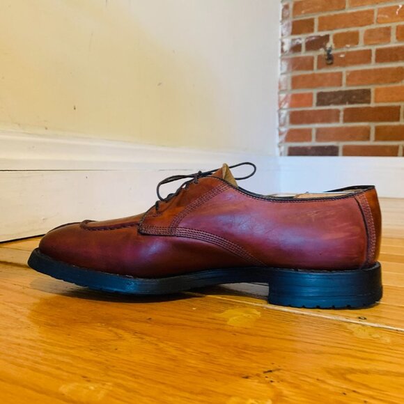 Allen Edmonds Dellwood Mens 9.5 D Brown Oxfords Split Toe Dress Shoes - Picture 8 of 16